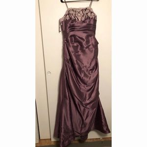 Jovani A-Line Gown Beaded, Size 12 EUC